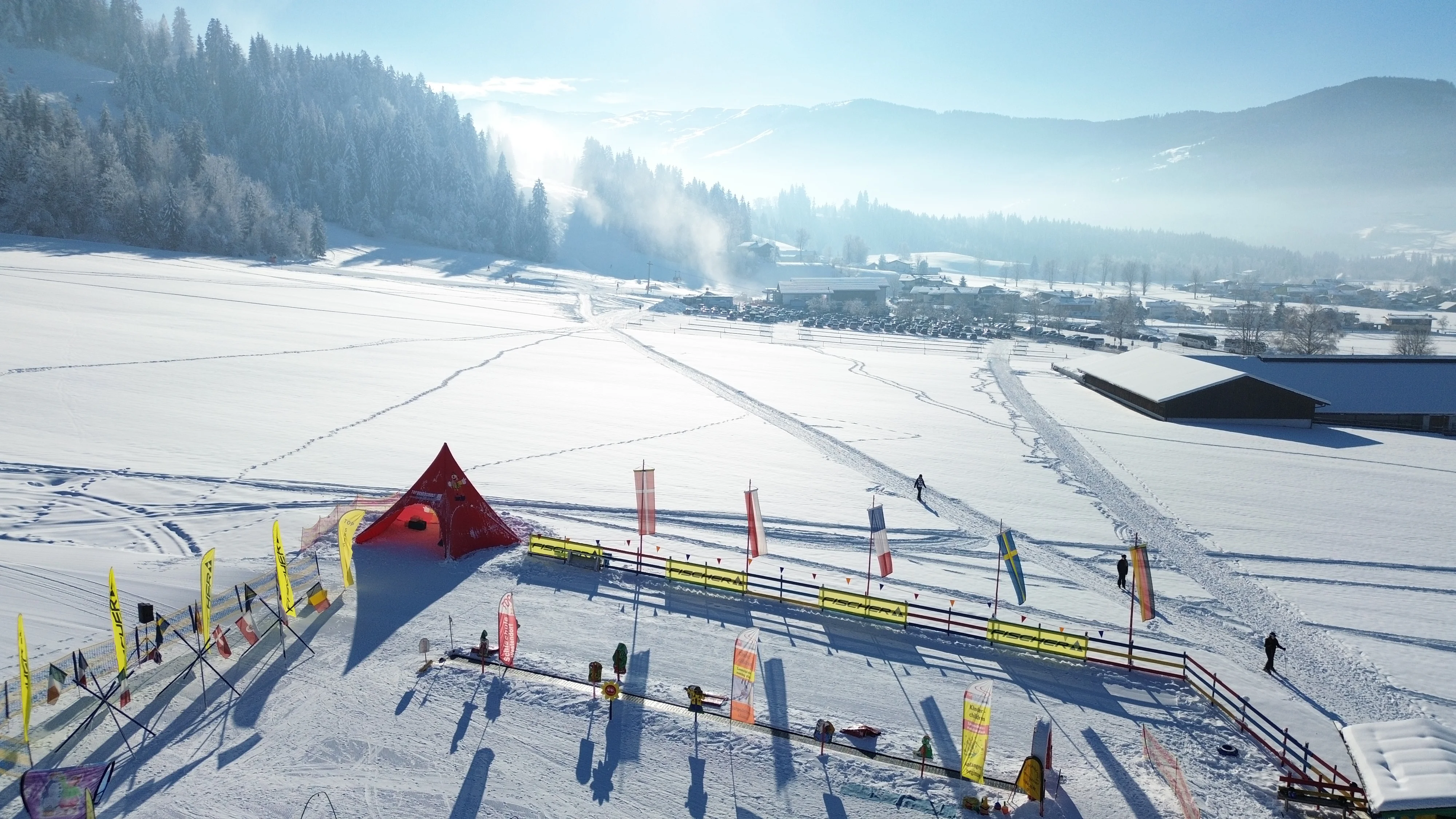Samer practice slope in Westendorf with connection to the Alpenrosenbahn